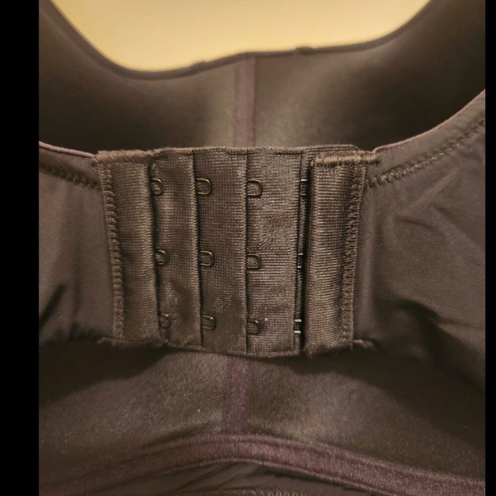 Cuddle Duds bra 3X Smooth Micro Lightly Lined Bra Black wirefree - Picture 4 of 5